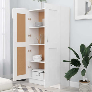 Weißer Bücherschrank 82,5x150 cm