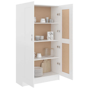 Weißer Bücherschrank 82,5x150 cm