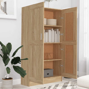 Sonoma Eiche Bücherregal 82,5x30,5x150 cm