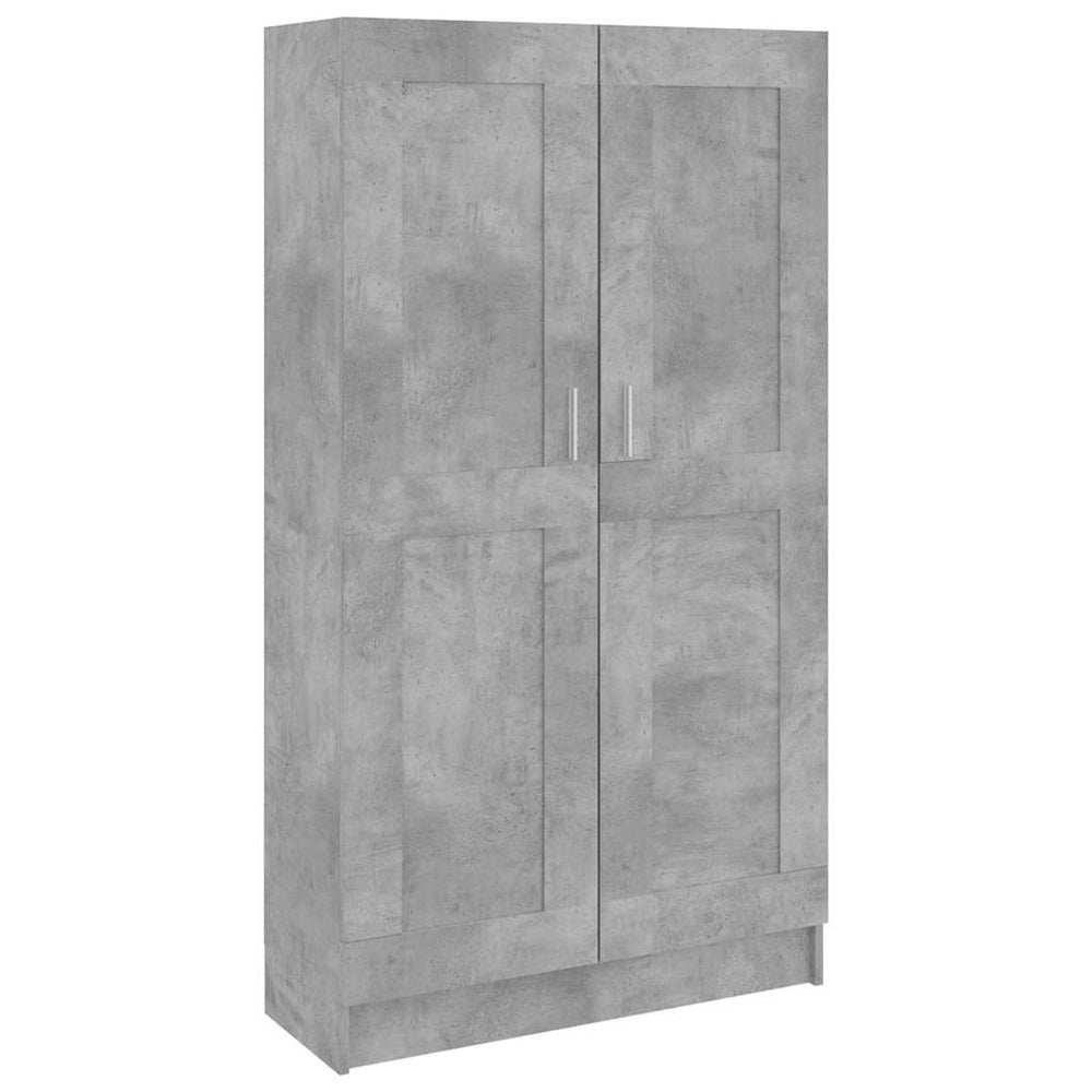 Betongraues Bücherregal, 150 cm hoch