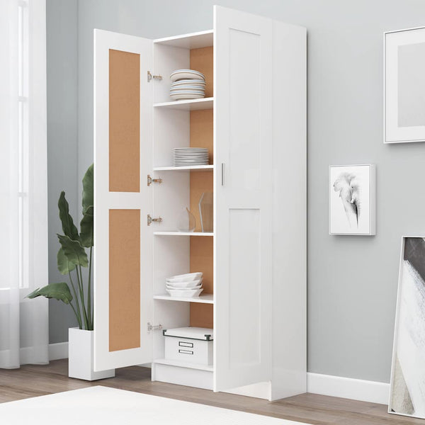 Weißer Bücherschrank 82,5 cm