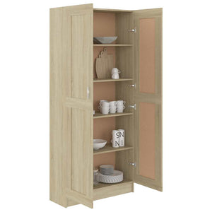 Bücherschrank Sonoma Eiche 185,5cm Hoch