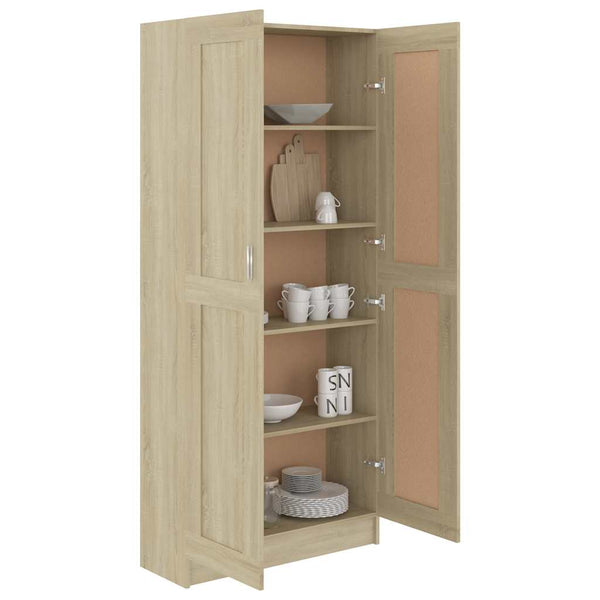 Bücherschrank Sonoma Eiche 185,5cm Hoch