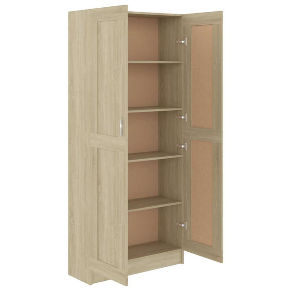 Bücherschrank Sonoma Eiche 185,5cm Hoch