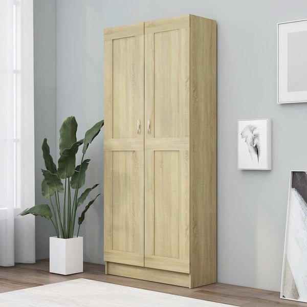 Bücherschrank Sonoma Eiche 185,5cm Hoch