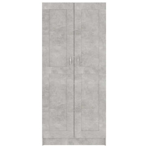 Bücherschrank Betongrau 185,5cm