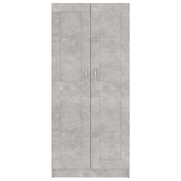 Bücherschrank Betongrau 185,5cm