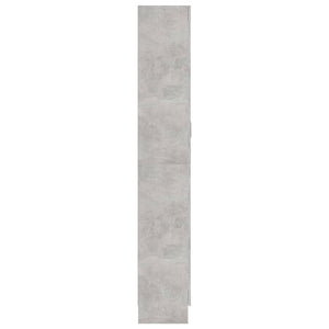 Bücherschrank Betongrau 185,5cm