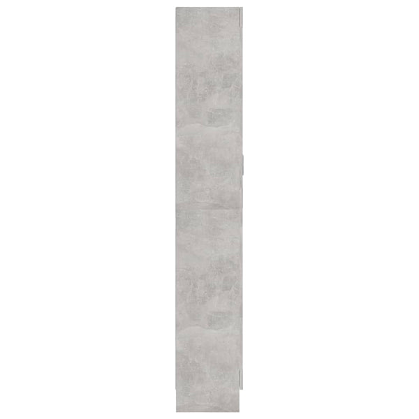 Bücherschrank Betongrau 185,5cm
