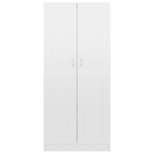 Hochglanz Bücherregal Weiß 185,5cm