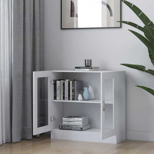 Weiße Vitrine 82,5x30,5x80 cm
