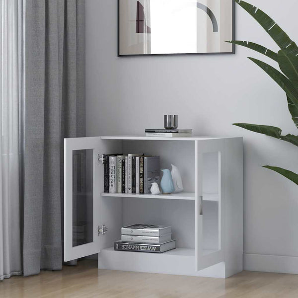 Weiße Vitrine 82,5x30,5x80 cm