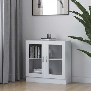 Weiße Vitrine 82,5x30,5x80 cm