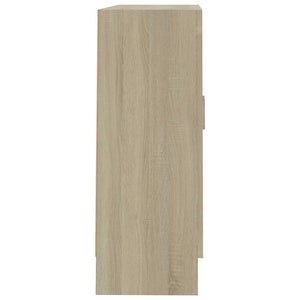 Sonoma Eiche Vitrinenschrank, 82,5 cm