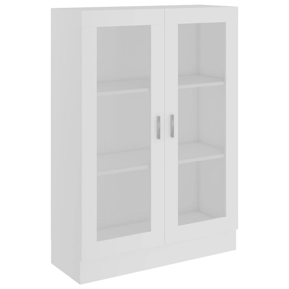 Weiße Vitrine 82,5x30,5x115 cm