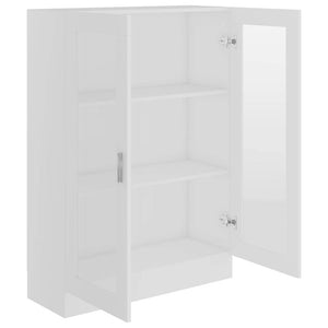 Weiße Vitrine 82,5x30,5x115 cm