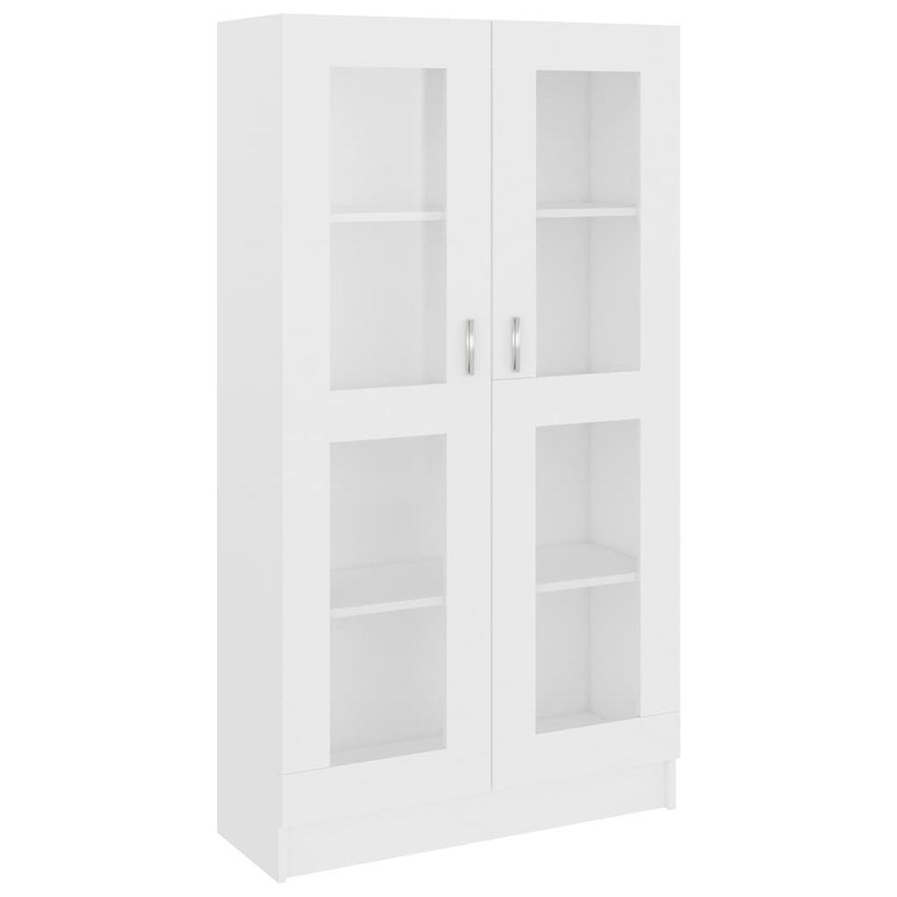 Weiße Vitrine 82,5x30,5x150 cm