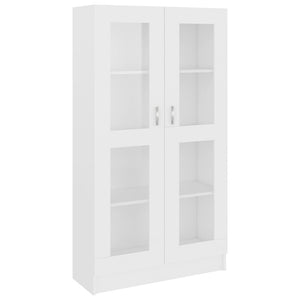 Weiße Vitrine 82,5x30,5x150 cm