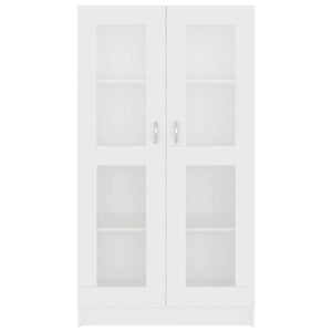 Weiße Vitrine 82,5x30,5x150 cm
