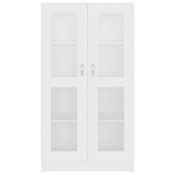 Weiße Vitrine 82,5x30,5x150 cm