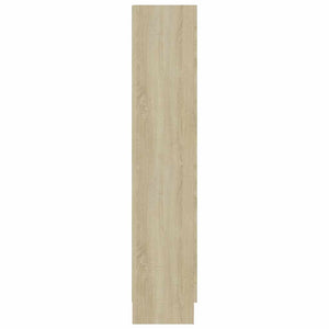 Sonoma Eiche Vitrinenschrank 82,5x30,5x150cm