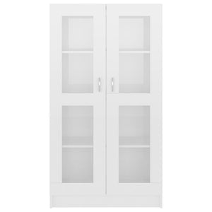 Hochglanz Vitrinenschrank Weiß 150cm