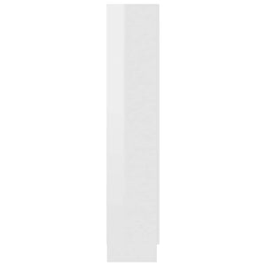 Hochglanz Vitrinenschrank Weiß 150cm