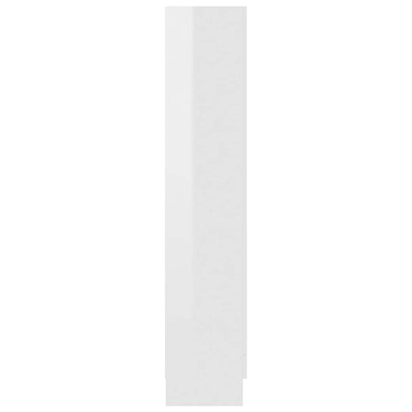 Hochglanz Vitrinenschrank Weiß 150cm
