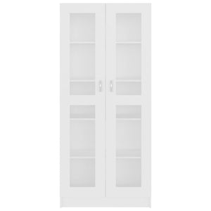 Weiße Vitrine 82,5x30,5x185 cm