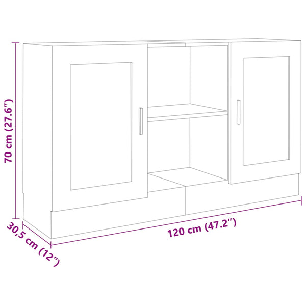 Weißes Sideboard 120 cm