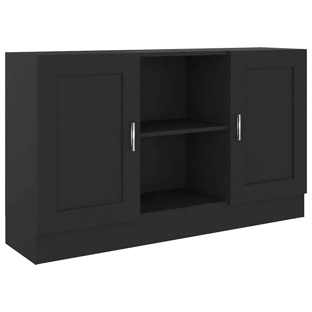 Schwarzes Sideboard 120 cm