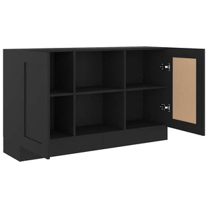 Schwarzes Sideboard 120 cm