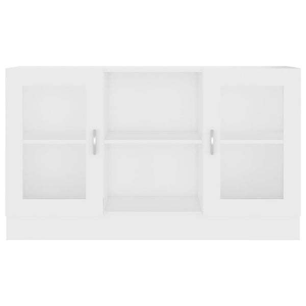 Weißer Vitrinenschrank 120 cm
