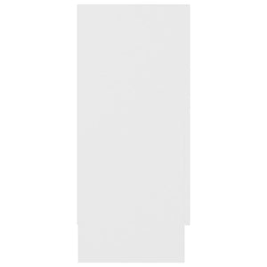 Weißer Vitrinenschrank 120 cm