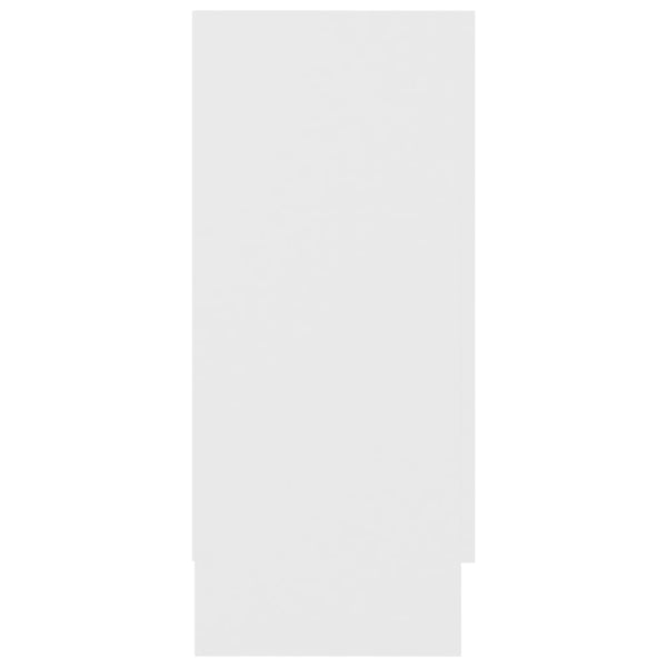 Weißer Vitrinenschrank 120 cm