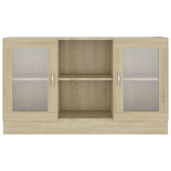 Vitrinenschrank Sonoma Eiche 120 cm