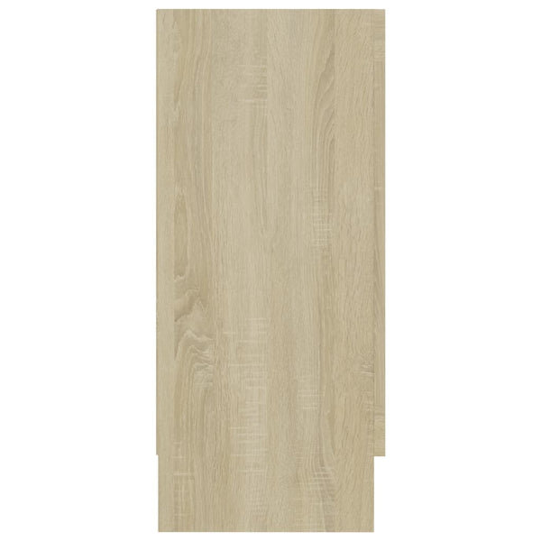 Vitrinenschrank Sonoma Eiche 120 cm