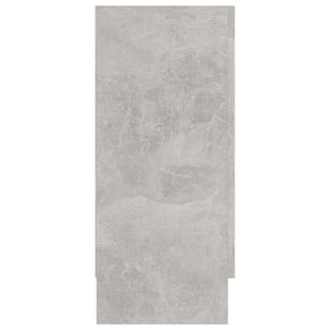Vitrinenschrank Betongrau 120 cm