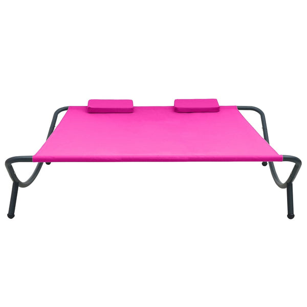 Sonnenliege Stoff Rosa