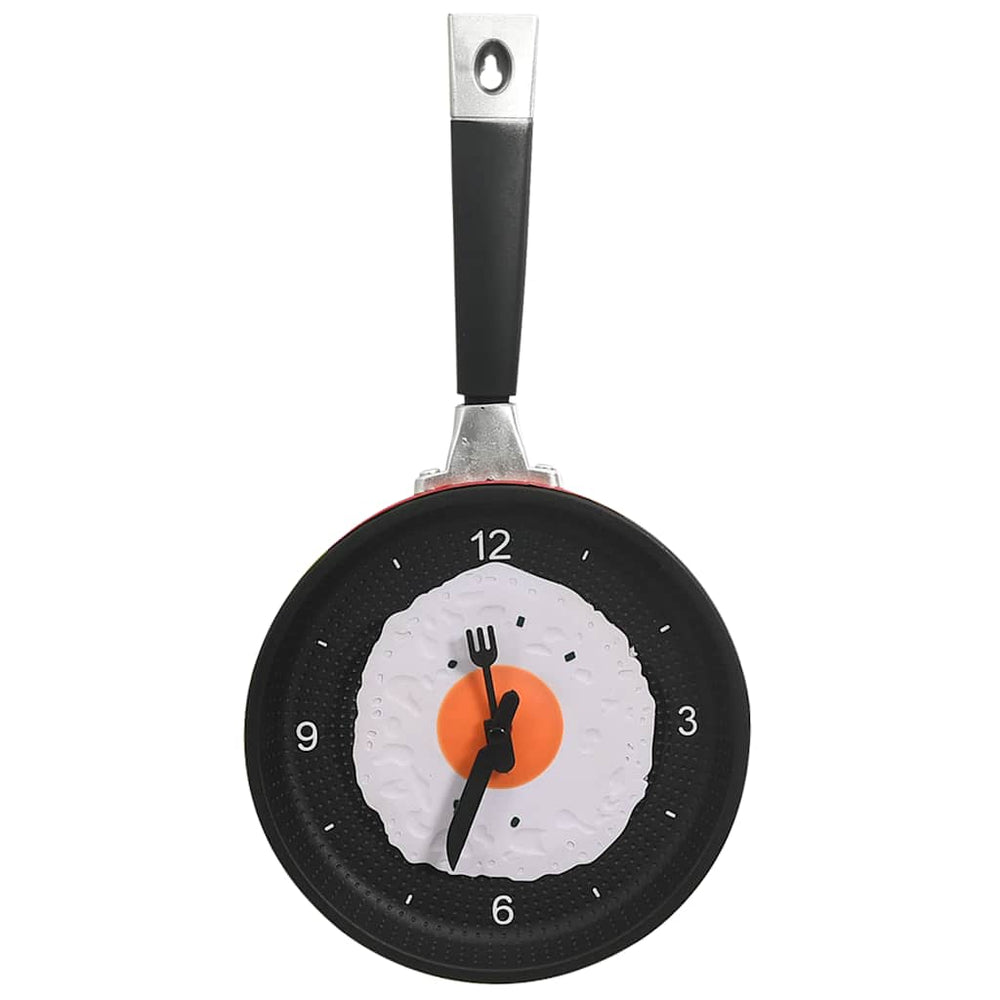 Spiegelei-Pfannen Wanduhr, 18,8 cm