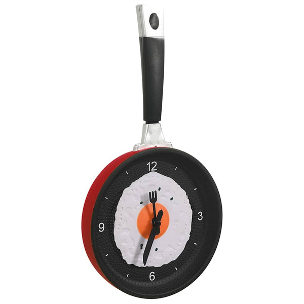 Spiegelei-Pfannen Wanduhr, 18,8 cm