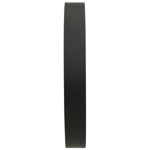 Leuchtende Wanduhr, Schwarz, 30 cm