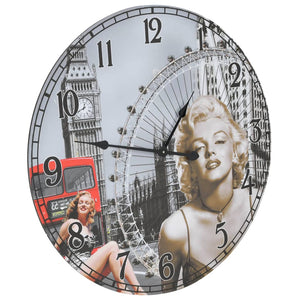 Vintage Wanduhr, 60 cm