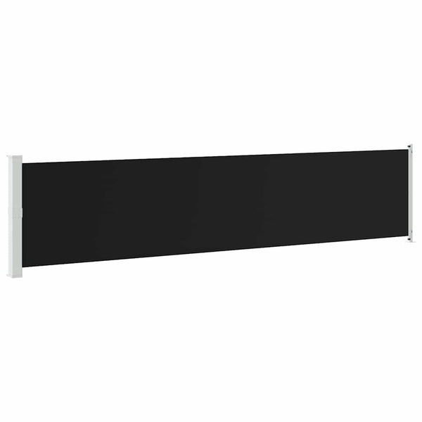 Ausziehbare Seitenmarkise 140x600 cm Schwarz