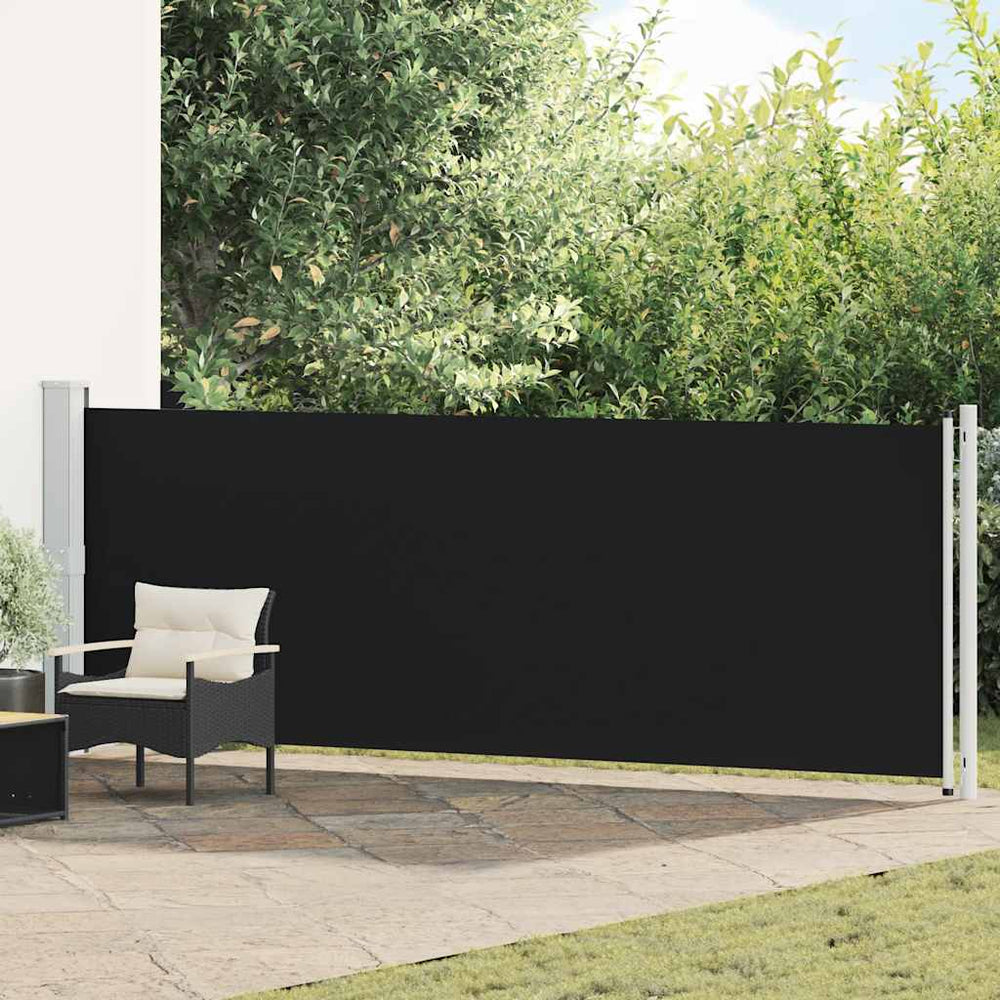 vidaXL Store latéral rétractable 140x600 cm Noir