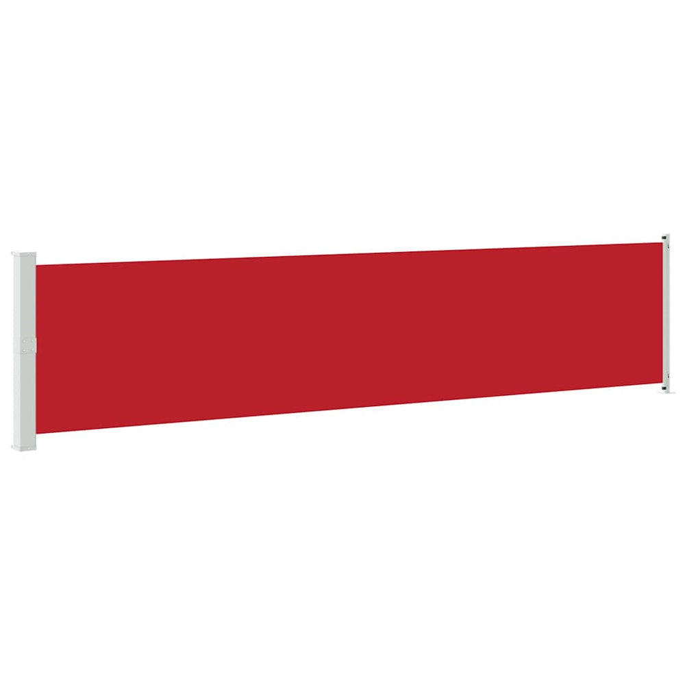 vidaXL Store latéral rétractable 140x600 cm Rouge