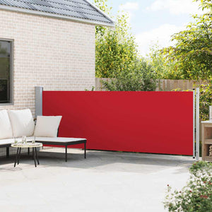 Seitenmarkise Ausziehbar 140x600 cm Rot