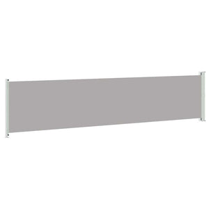 Ausziehbare Seitenmarkise 140x600 cm Grau