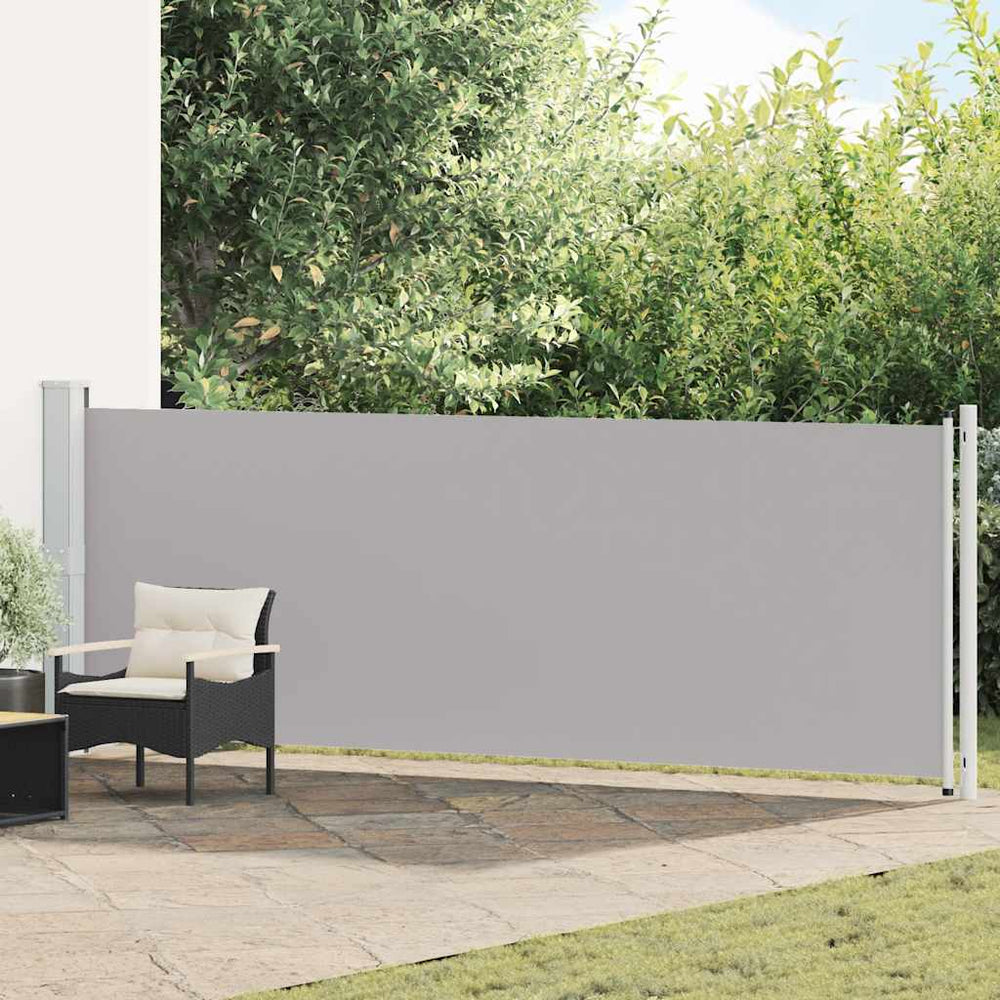 vidaXL Store latéral rétractable 140x600 cm Gris