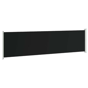 Seitenmarkise Ausziehbar 600x160 cm Schwarz